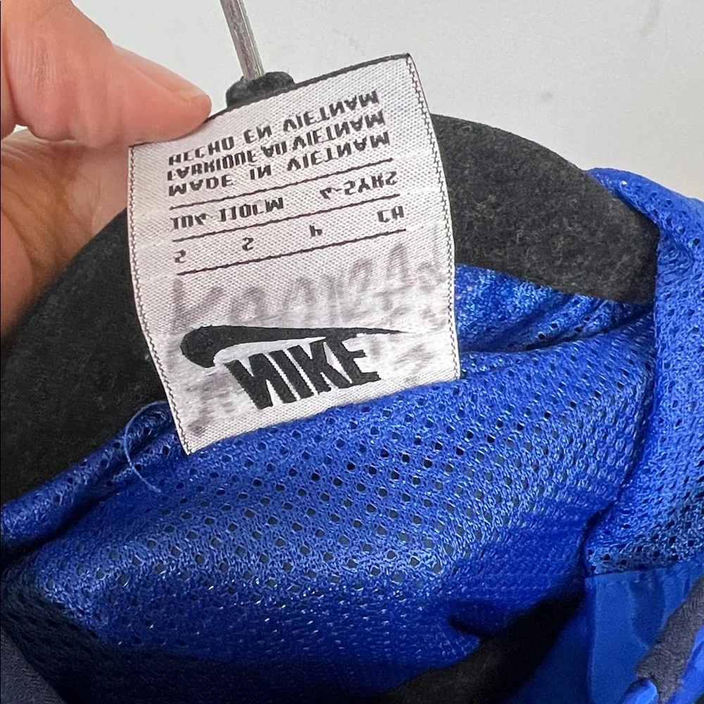Nike Kids Navy Royal Blue‎ Pullover Hooded Windbreaker Jacket Boys 5 Lightweight